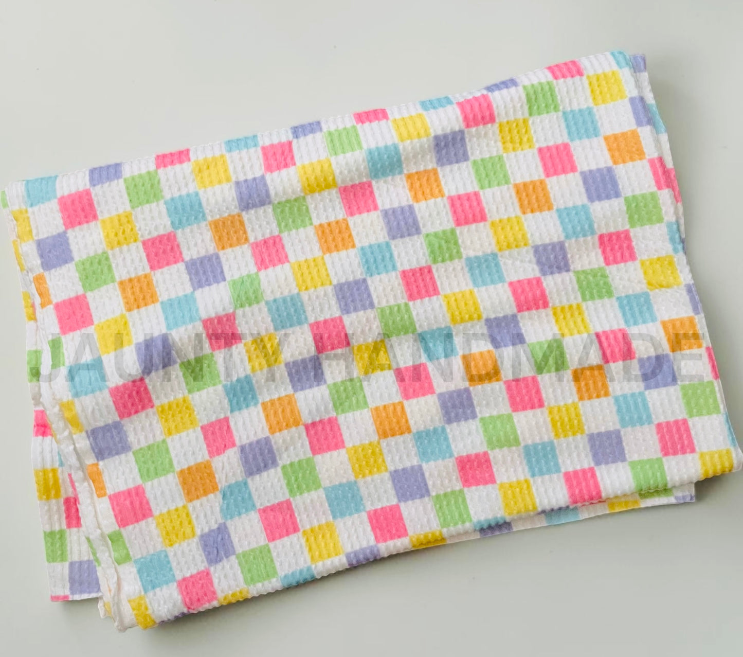 PASTEL SUMMER CHECKS (URBAN RIB)