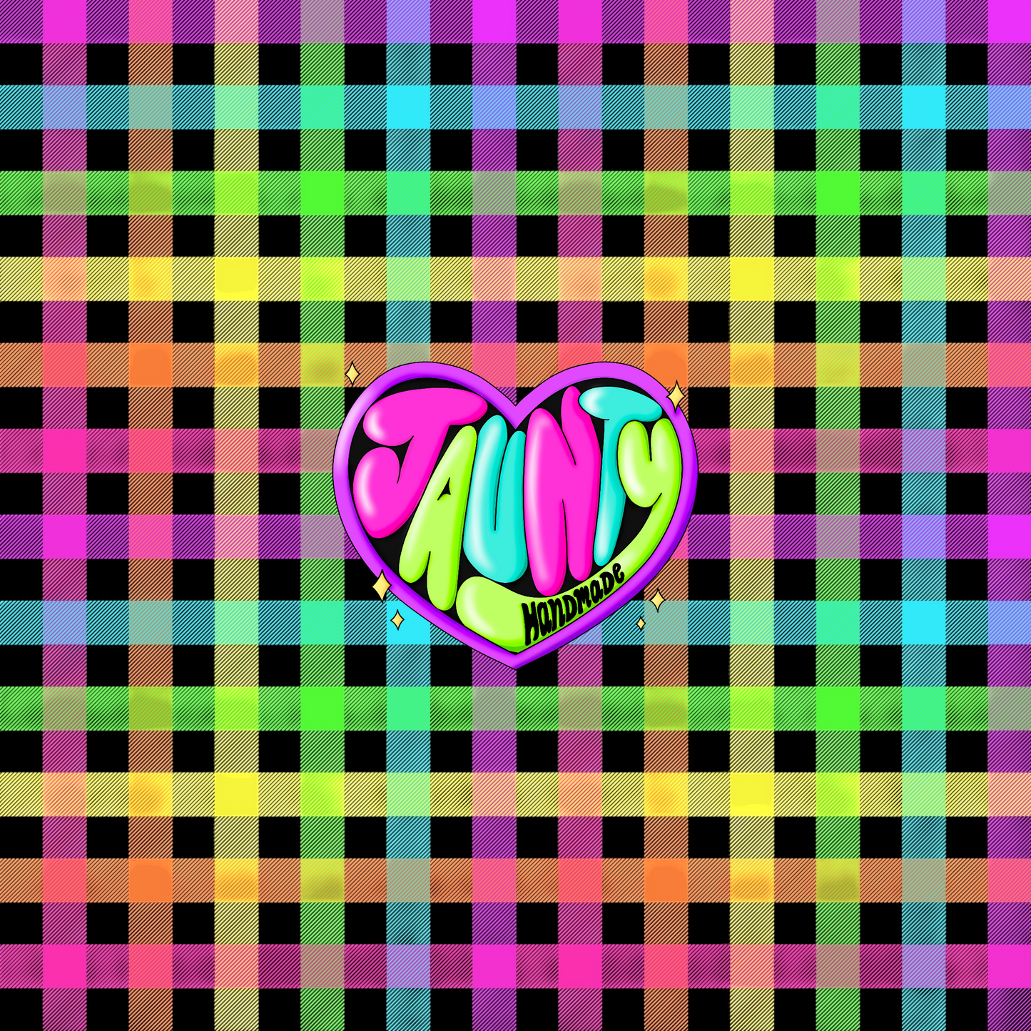 NEON/BLACK PLAID PYP