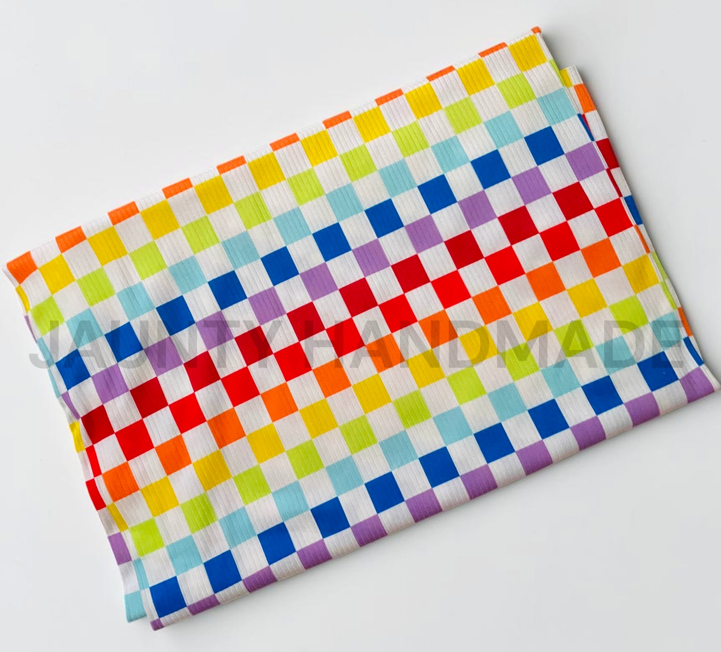 BRIGHT SUMMER CHECKS (RIB)