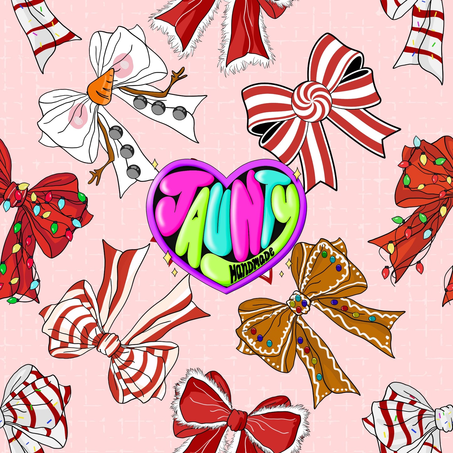 PINK XMAS BOWS PYP