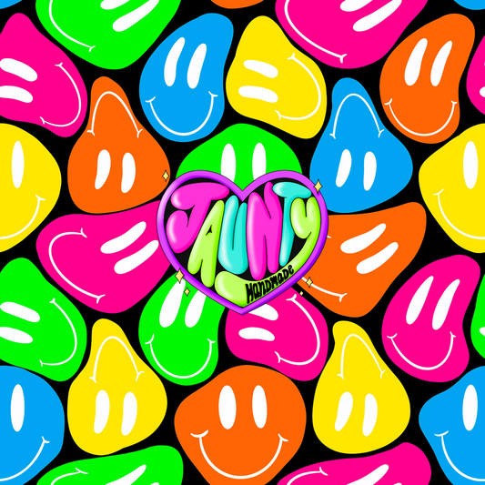 NEON/BLACK SMILEYS PYP