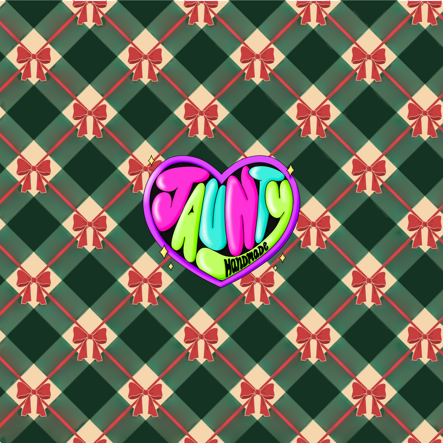 XMAS BOW PLAID PYP