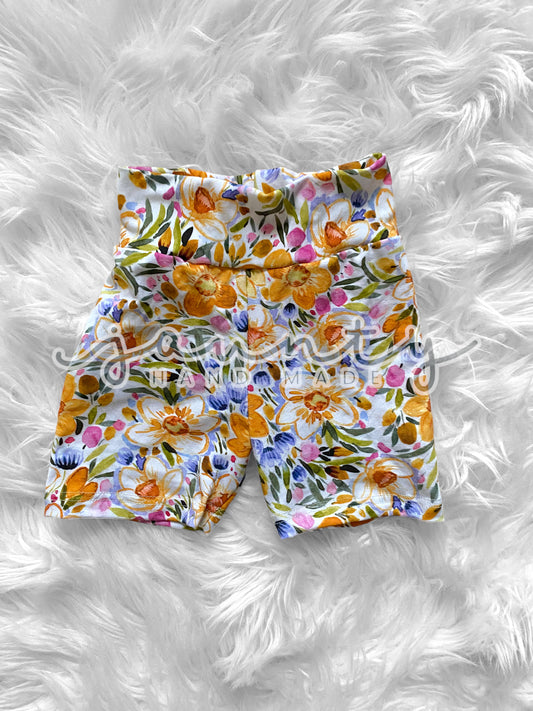 3T yellow floral bikers RTS